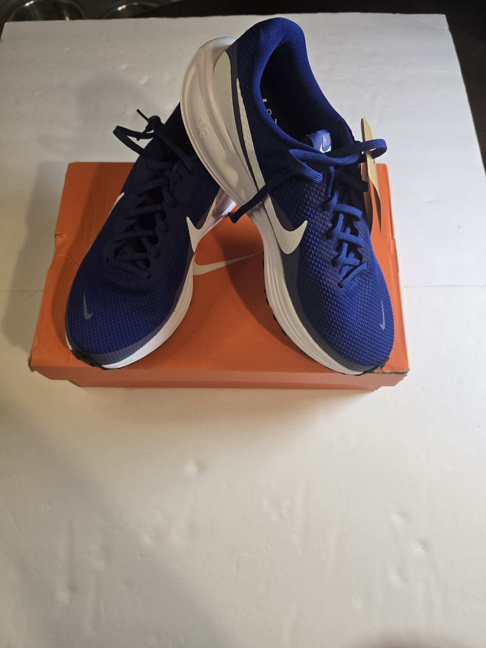 Nike Men’s Athletic Shoes - Deep Blue with White Swoosh